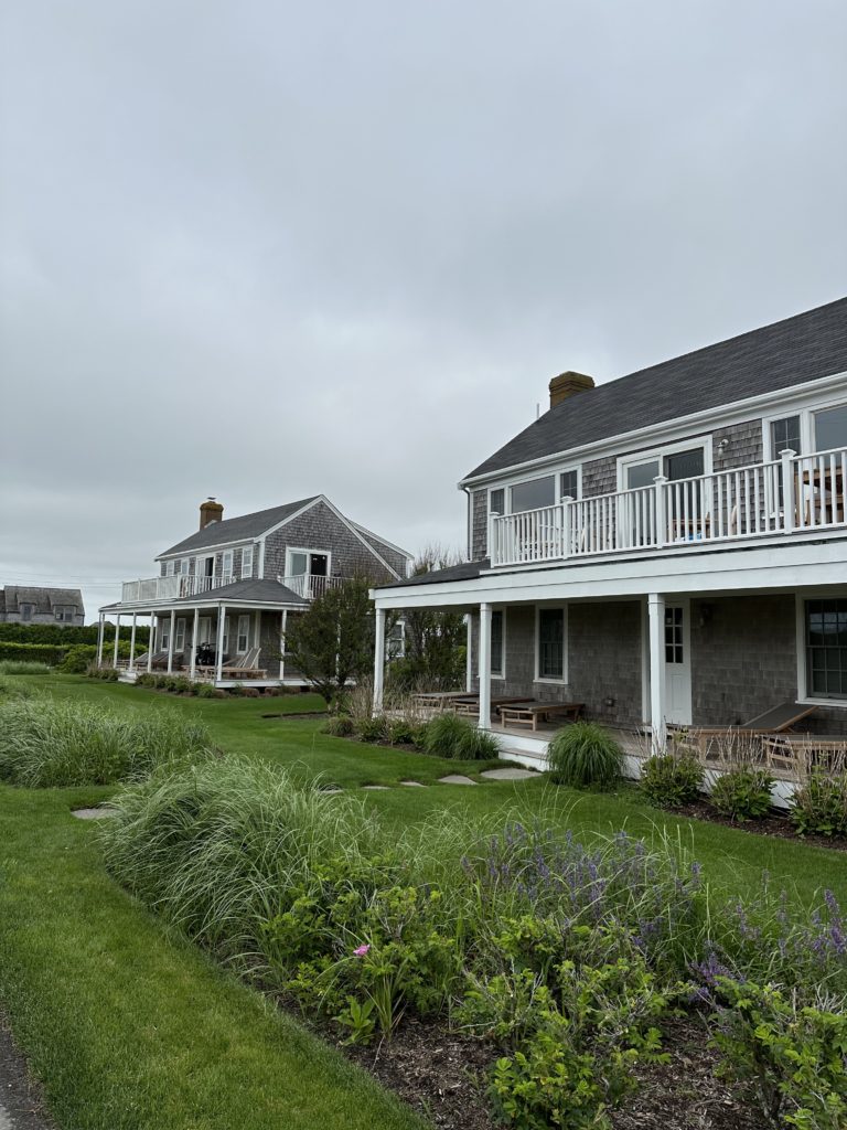 The purpose is to show weathering of shingles in Nantucket. 